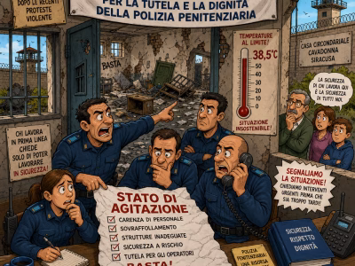CARCERI: CON.SI.PE., ‘A SIRACUSA NESSUNA RISPOSTA DOPO RIVOLTA, STATO DI AGITAZIONE’