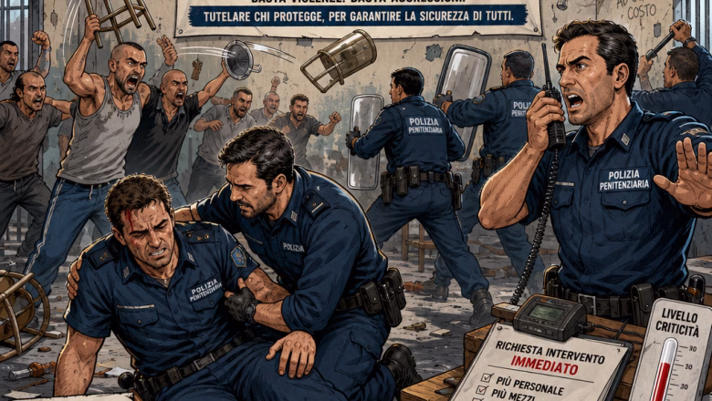 CON.SI.PE.: “Violenza inaudita nel carcere di Siracusa. Telefoni cellulari sequestrati e colleghi aggrediti da detenuti Alta Sicurezza. Ma la vergogna più grande è l’immobilismo degli uffici superiori: Cavadonna è incontrollata da mesi, servono trasferimenti immediati e tolleranza zero!”