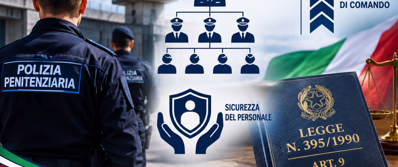 Assetto organizzativo, catena di comando e sicurezza del personale di Polizia Penitenziaria – Riscontro alle note del Si.Di.Pe. del 30 settembre 2026 e necessità di aggiornamento dell’art. 9, L. 395/1990.