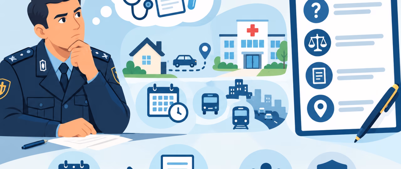 Assenza per visite specialistiche, esami diagnostici e prestazioni sanitarie – richiesta di integrazione dei chiarimenti.