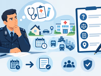 Assenza per visite specialistiche, esami diagnostici e prestazioni sanitarie – richiesta di integrazione dei chiarimenti.