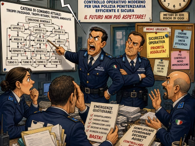 Polizia Penitenziaria: basta catene di comando ambigue. Sulla sicurezza operativa decidono i professionisti della sicurezza.