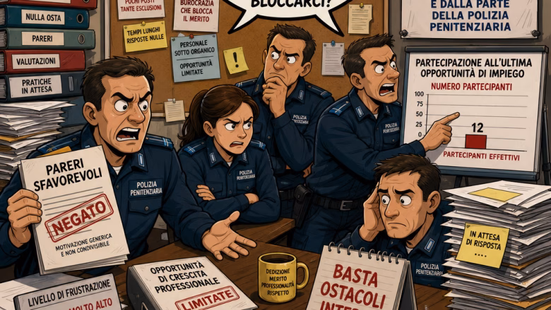 Ricognizione disponibilità all’impiego presso la Direzione Generale delle Specialità del Corpo di Polizia Penitenziari). Richiesta urgente di riesame, trasparenza dei criteri e denuncia di una inaccettabile contraddittorietà amministrativa.