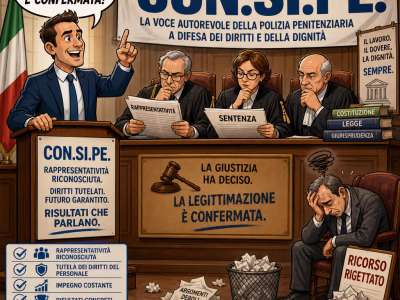 Il TAR Lazio rigetta il ricorso del Si.N.A.P.Pe.: confermata la rappresentatività della CON.SI.PE.